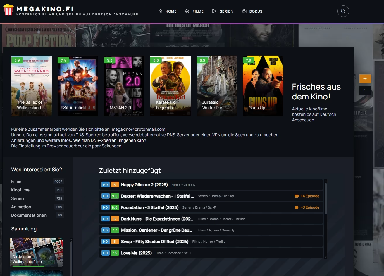 Megakino banner image